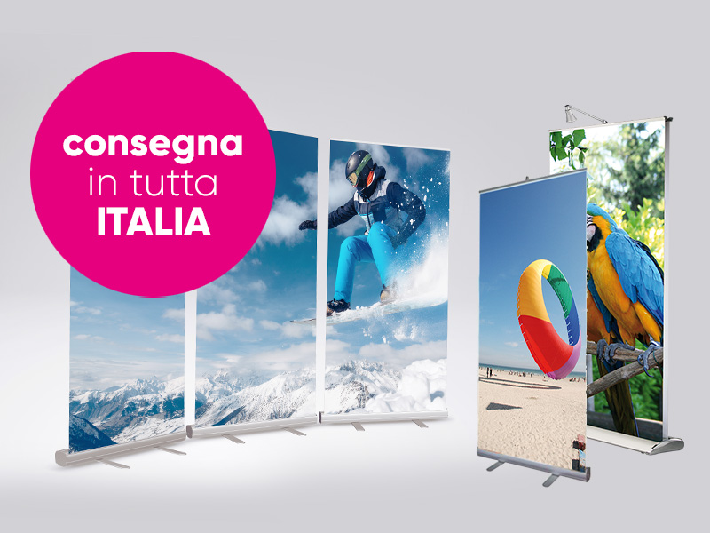 Roll-up consegna in tutta Italia